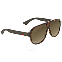 Gucci Dark Havana Aviator Sunglasses GG0009S-003 59