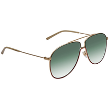 Gucci Gucci Green Aviator Men's Sunglasses GG0440S 004 61 GG0440S 004 61