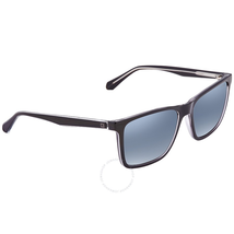 Guess Mirrored Smoke Rectangular Men's Sunglasses GU693505C57