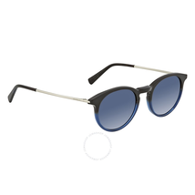 Montblanc Blue Round Sunglasses MB549S 56V 49 MB549S 56V 49