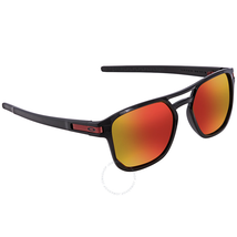 Oakley Latch Beta Prizm Ruby Square Men's Sunglasses OO9436 943607 54 OO9436 943607 54