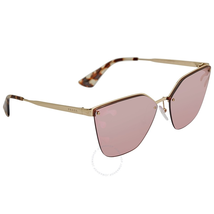 Prada Prada Pink Mirror Silver Gradient Cat Eye Ladies Sunglasses PR 68TS ZVN436 63 PR 68TS ZVN436 63