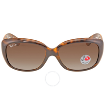 Ray Ban Jackie Ohh Brown Gradient Rectangular Ladies Sunglasses RB4101 710/T5 58 RB4101 710/T5 58