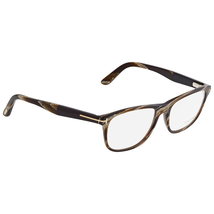 Tom Ford Tom Ford Brown Horn Rectangular Men's Eyeglasses FT5430-062-56 FT5430-062-56