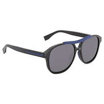 Fendi Fendi Angle Grey Geometric Men's Sunglasses FFM0026GS807IR56 FFM0026GS807IR56