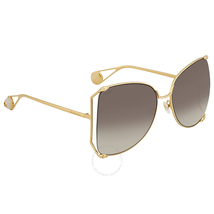 Gucci Grey Gradient Square Sunglasses GG0252S-002 63 GG0252S-002 63