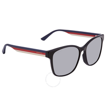Gucci Gucci Silver Square Unisex Sunglasses GG0417SK00256 GG0417SK00256