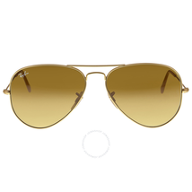 Ray Ban RayBan Aviator Gold Brown Gradient 58mm Unisex Sunglasses 11285 RB3025 112/85 58-14