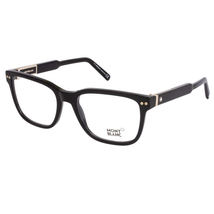 Montblanc Shiny Black Eyeglasses MB0705 01A 56