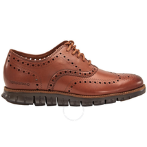 Cole Haan Men's Lace Up Brown Zerogrand Wingtip Oxford Size 8.5 C22395