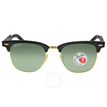 Ray Ban Clubmaster Polarized Green Classic Sunglasses RB3507 136/N5 51-21 RB3507 136/N5 51-21
