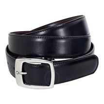 Montblanc Montblanc Contemporary Black Leather Belt 9695