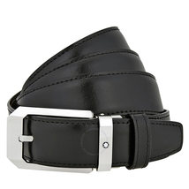 Montblanc Reversible Leather Belt - Black/Brown Size 47 116579
