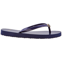 Tory Burch Ladies Navy Solid Thin Flip Flop Sandals Size 5 47405-430