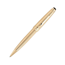 Montblanc Meisterstuck Geometry Solitaire Champagne Gold LeGrand Ballpoint Pen 118103