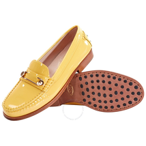 Tod's Womens Patent Leather Loafer in Banana XXW0VN0L980OW0G207