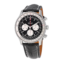 Breitling Navitimer 1 Chronograph Automatic Chronometer Black Dial Men's Watch AB0127211B1P1