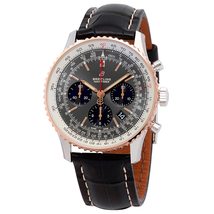 Breitling Navitimer 1 Chronograph Automatic Chronometer Stratos Gray Men's Watch UB0121211F1P1