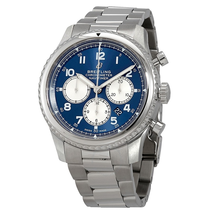 Breitling Navitimer 8 Chronograph Automatic Chronometer Blue Dial Men's Watch AB0117131C1A1