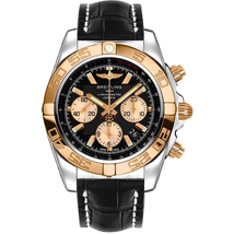 Breitling Chronomat Chronograph Automatic Chronometer Black Dial Men's Watch CB0110121B1P1