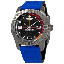 Breitling Exospace Yachting Perpetual Calander Chronograph Titanium Black Carbon Fiber Dial Men's Watch EB5512221B1S1