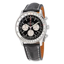Breitling Navitimer 1 B01 Black Chronograph Dial Automatic Men's Watch AB0127211B1P2