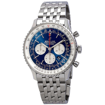 Breitling Navitimer 1 Chronograph Automatic Chronometer Aurora Blue Dial Men's Watch AB0127211C1A1