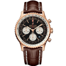 Breitling Navitimer 1 Chronograph Automatic Chronometer Black Dial Men's Watch RB0121211B1P1