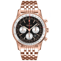 Breitling Navitimer 1 Chronograph Automatic Chronometer Black Dial Men's Watch RB0121211B1R1
