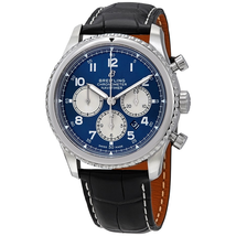 Breitling Navitimer 8 Chronograph Automatic Chronometer Blue Dial Men's Watch AB0117131C1P1