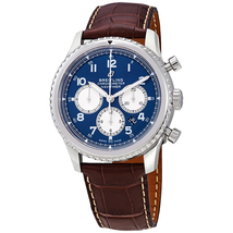 Breitling Navitimer 8 Chronograph Automatic Chronometer Blue Dial Men's Watch AB0117131C1P2