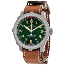 Breitling Navitimer Super 8 B20 Automatic Chronometer Green Dial Men's Watch EB2040101L1X1