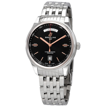 Breitling Premier Automatic Chronometer Black Dial Men's Watch A45340241B1A1