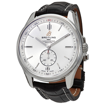Breitling Premier Automatic Chronometer Silver Dial Men's Watch A37340351G1P1