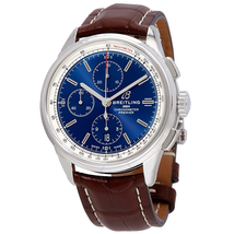 Breitling Premier Chronograph Automatic Chronometer Blue Dial Men's Watch A13315351C1P1