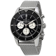 Breitling Superocean Heritage II Chronograph Automatic Chronometer Black Dial Men's Watch AB0162121B1A1