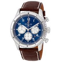 Breitling Aviator 8 Chronograph Automatic Blue Dial Watch AB0119131C1P2