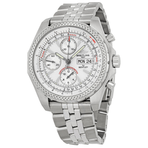 Breitling Bentley GT Racing White Dial Men's Watch SS A1336313-A575