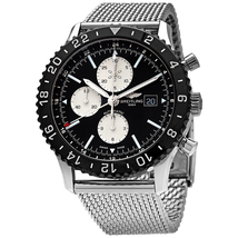 Breitling Chronoliner Automatic Black Dial Men's Watch Y2431012/BE10 Y2431012-BE10-443A