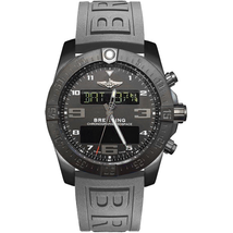 Breitling Exospace B55 Connected Metallic Grey Rubber Men's Watch VB5510H1-BE45GYPD3