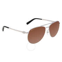 Ferragamo Brown Aviator Sunglasses SF157S 045 60