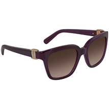 Ferragamo Brown Square Ladies Sunglasses SF782S505