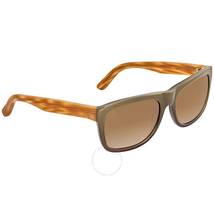 Ferragamo Gradient Brown Square Ladies Sunglasses SF858S52553