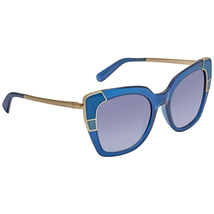 Ferragamo Grey Gradient Cat Eye Ladies Sunglasses SF889S 424 52