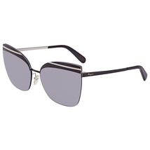 Ferragamo Smoke Round Men's Sunglasses Sf169s 002