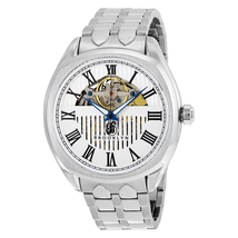 Brooklyn Watch Co. Brooklyn Dunham Skeleton Men's Automatic Silver Dial Men's Watch 202-M1112