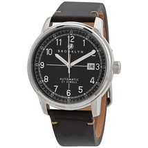 Brooklyn Watch Co. Gowanus Automatic Black Dial Men's Watch 8600A1