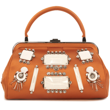 Prada Open Box -  Satin Jeweled Handbag B2364QF0049