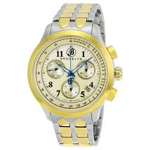 Brooklyn Watch Co. Brooklyn Prince Swiss Quartz Chronograph Ivory Dial Men's Watch 204-M2372