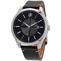 Brooklyn Watch Co. Automatic Black Dial Watch 8353A1